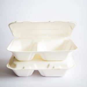 clamshell 2 compartimientos